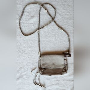 Mossimo Supply Co Gray Crossbody Bag with Adjustable Strap